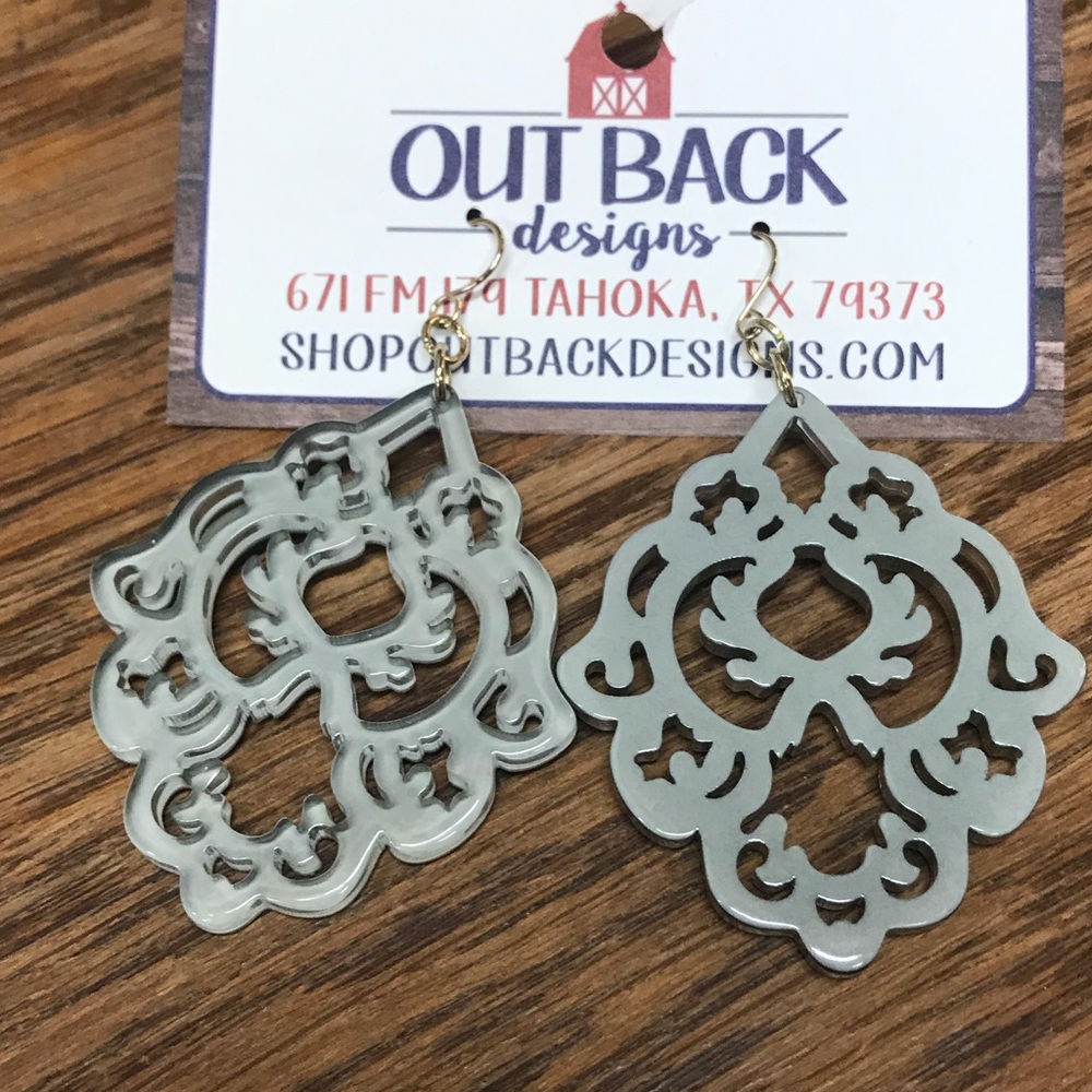 Acrylic Hypoallergenic Fishhook Earrings